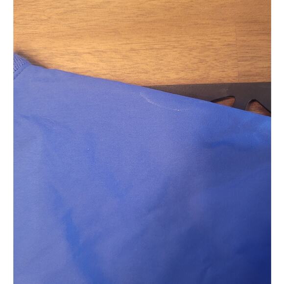 VTG Holloway Windbreaker Pullover Jacket Men’s L Blue V-Neck 90s GUC - Picture 11 of 11